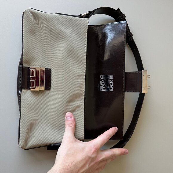 Matt & Nat Womens Bag Vegan Leather Brown Clutch Purse Montreal Rare - Picture 9 of 11